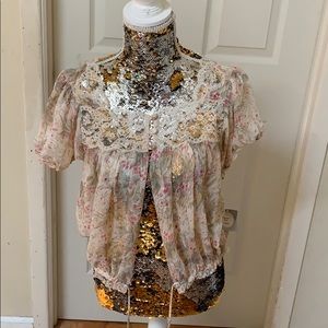 Brand new vintage Christian Dior Lingerie top